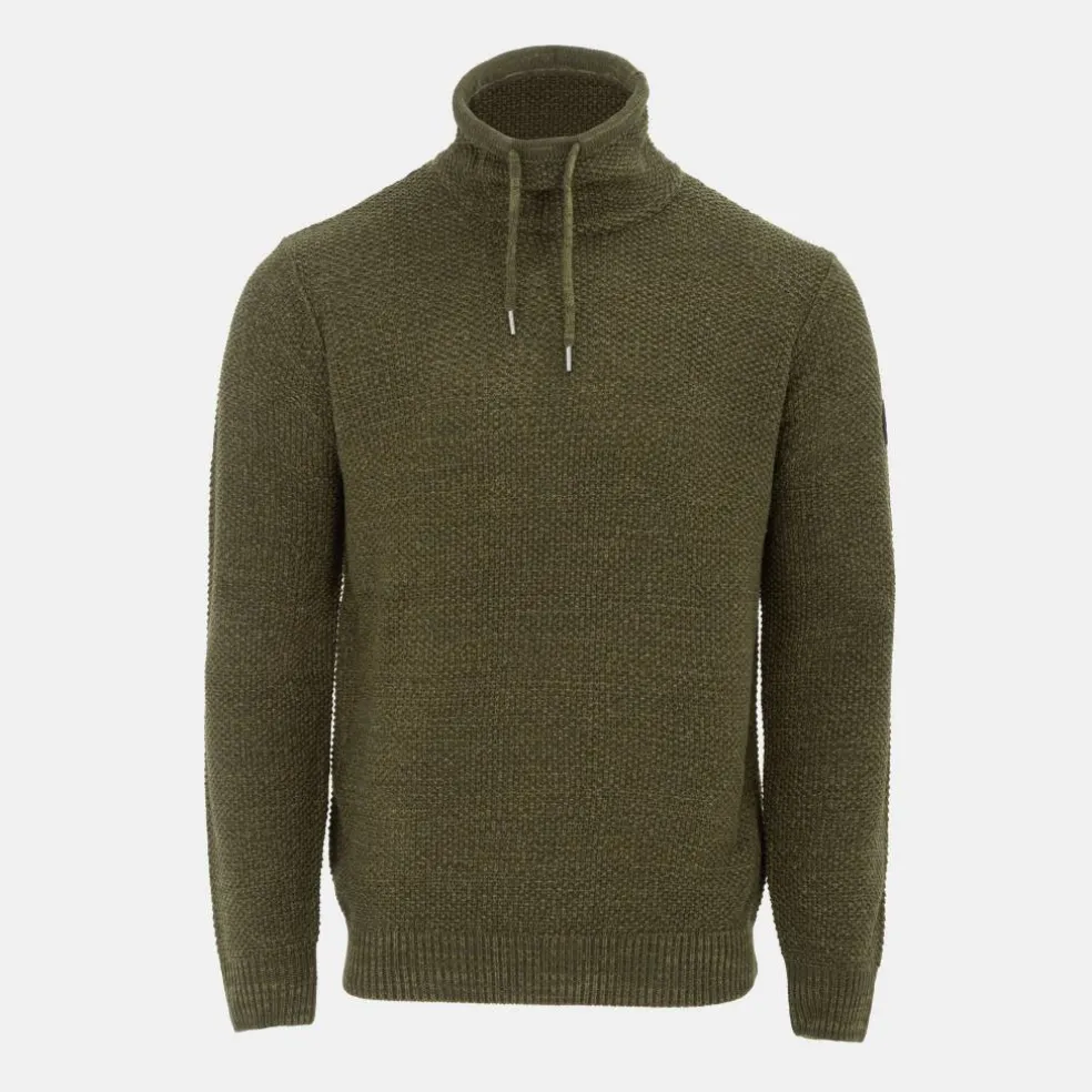 Enhanced Firetrap Cowl Neck Jumper Men