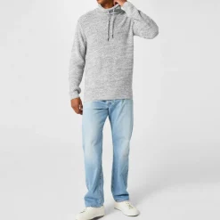 Enhanced Firetrap Cowl Neck Jumper Men