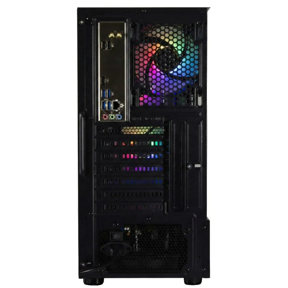 Entity Phoenix RTX 5050 Gaming PC - AMD Ryzen 5 5500 16GB 512GB SSD - Black