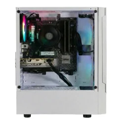 Entity Phoenix RTX 5050 Gaming PC - AMD Ryzen 5 5500 16GB 512GB SSD - White