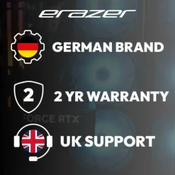 Erazer Bandit P20 – Gaming Desktop – Intel Core i5-14400F Nvidia RTX 5060 Windows 11 Home