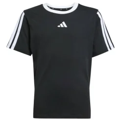 Essentials 3 Stripe T-Shirt Junior Girls