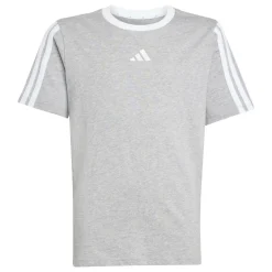 Essentials 3 Stripe T-Shirt Junior Girls