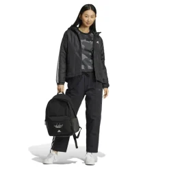 Essentials Camo-Print 3-Stripes Twill Trousers Womens