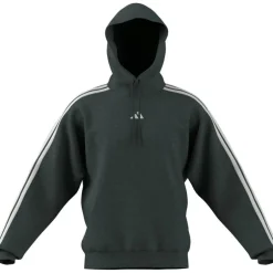 Essentials Fleece 3-Stripes Hoodie Mens