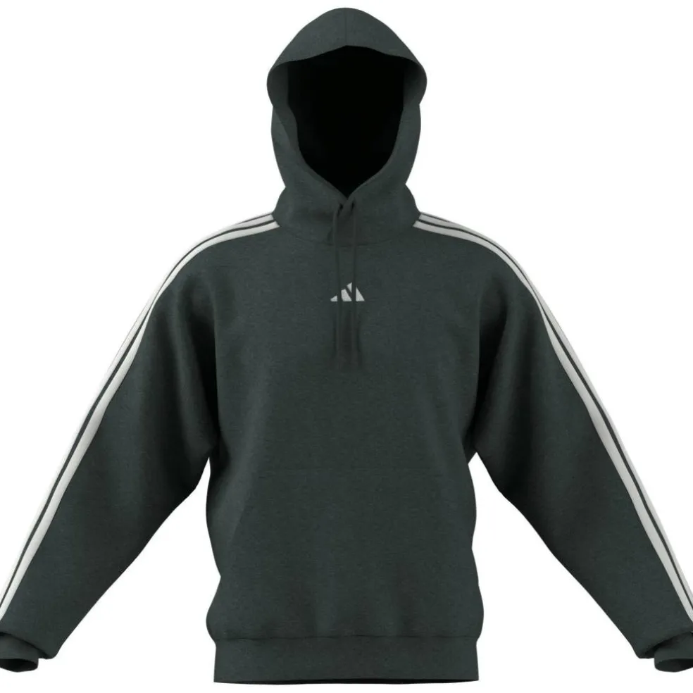 Essentials Fleece 3-Stripes Hoodie Mens
