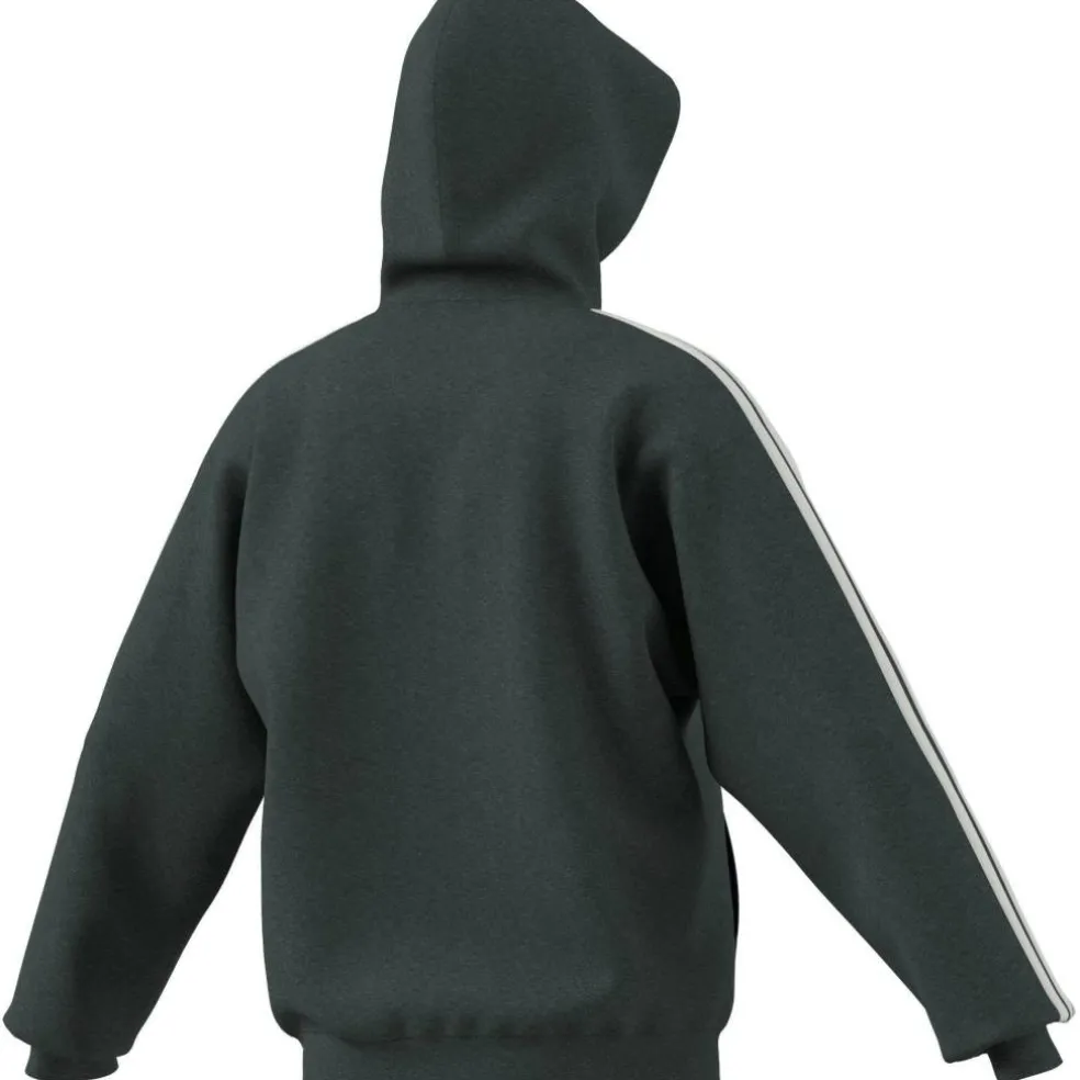Essentials Fleece 3-Stripes Hoodie Mens