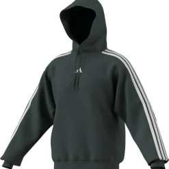 Essentials Fleece 3-Stripes Hoodie Mens