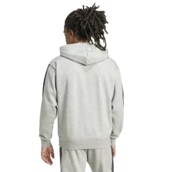 Essentials Fleece 3-Stripes Hoodie Mens