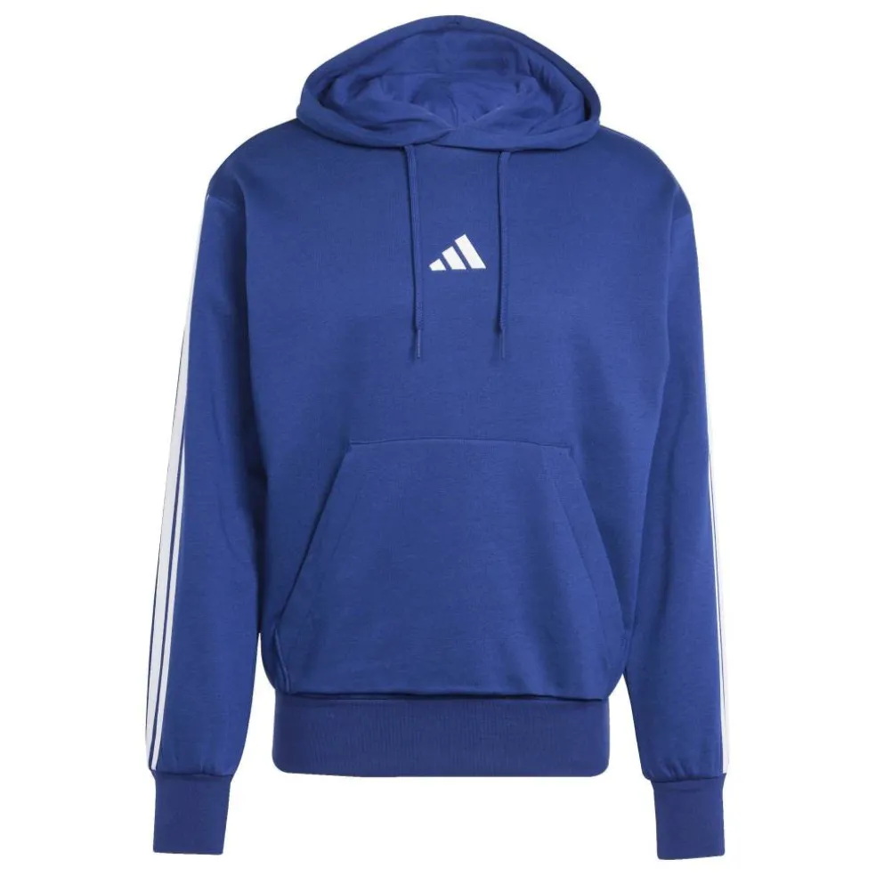 Essentials Fleece 3-Stripes Hoodie Mens