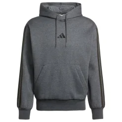 Essentials Fleece 3-Stripes Hoodie Mens