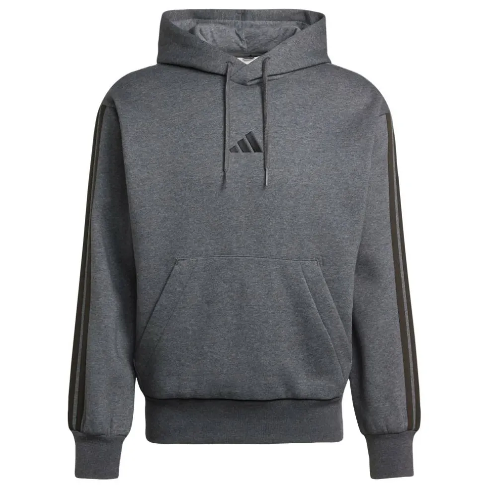 Essentials Fleece 3-Stripes Hoodie Mens