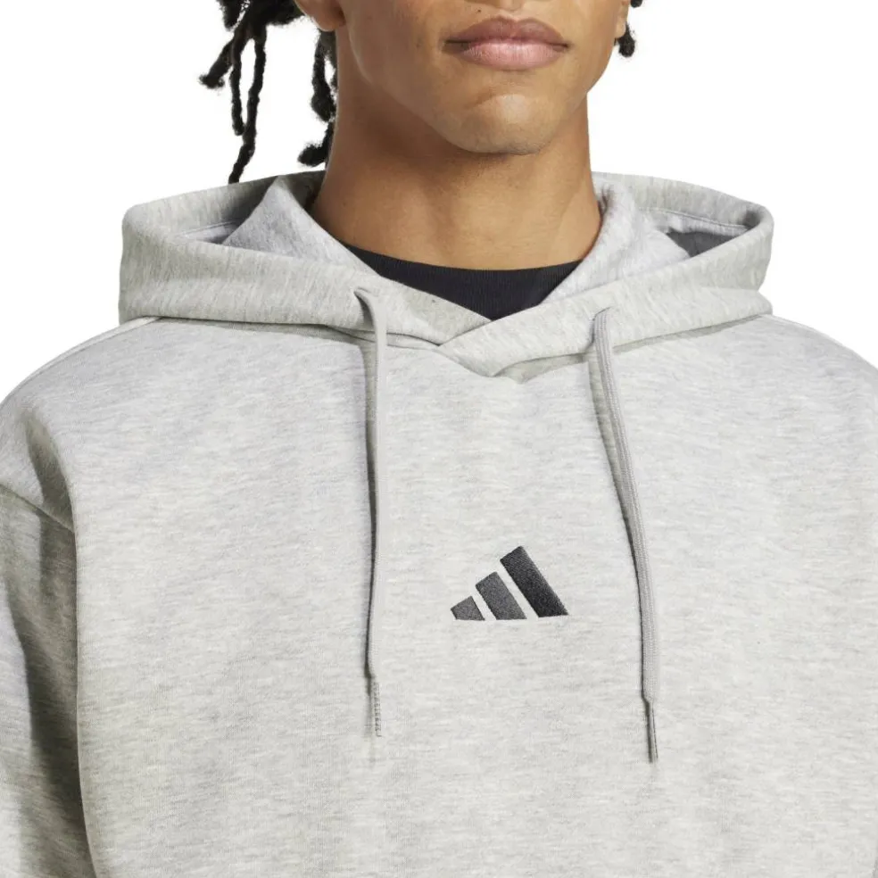 Essentials Fleece 3-Stripes Hoodie Mens
