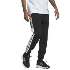 Essentials Fleece Tapered Cuff 3-Stripes Joggers