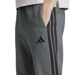 Essentials Fleece Tapered Cuff 3-Stripes Joggers
