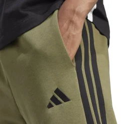 Essentials Fleece Tapered Cuff 3-Stripes Joggers