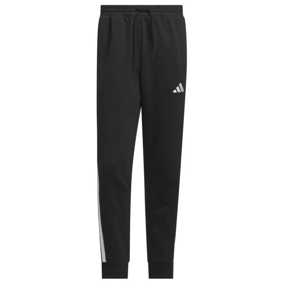 Essentials Fleece Tapered Cuff 3-Stripes Joggers