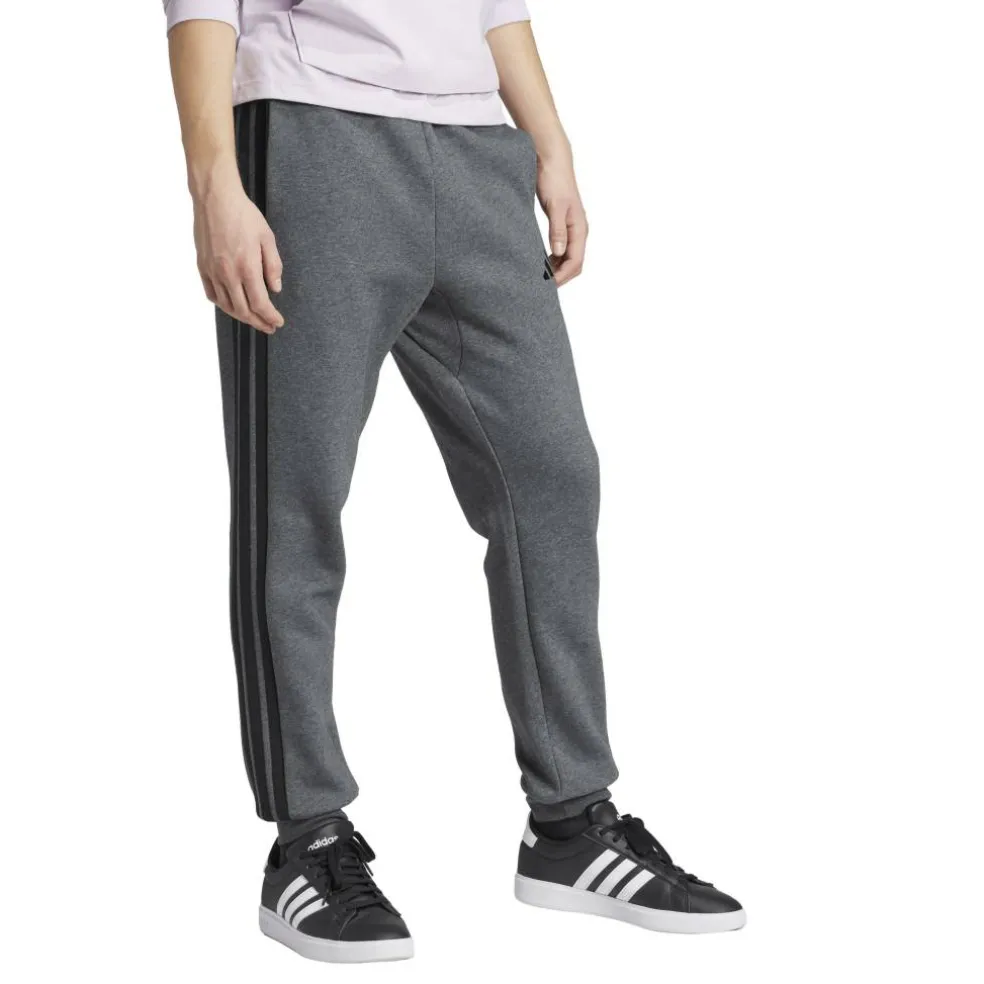 Essentials Fleece Tapered Cuff 3-Stripes Joggers