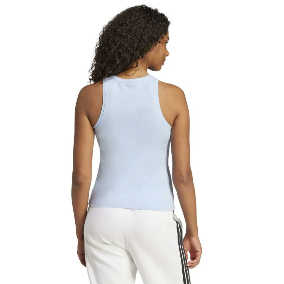 Essentials Linear Slim Cotton Tank Top Womens