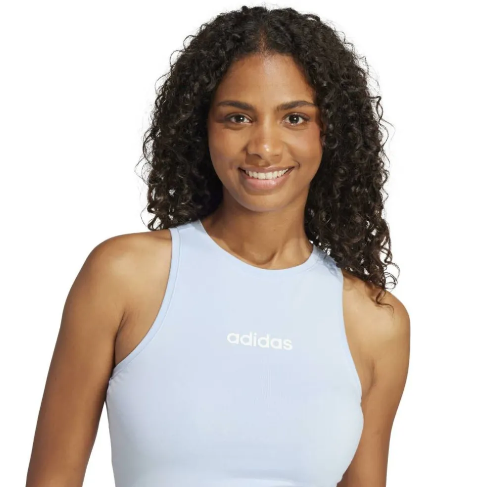 Essentials Linear Slim Cotton Tank Top Womens