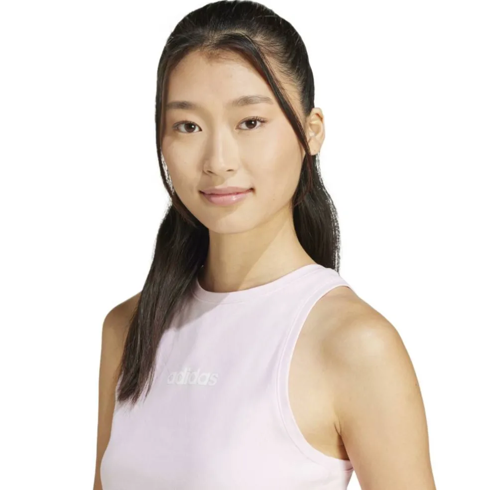 Essentials Linear Slim Cotton Tank Top Womens