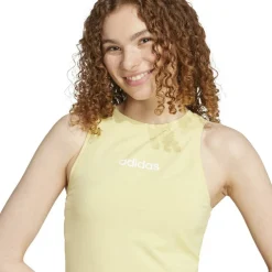 Essentials Linear Slim Cotton Tank Top Womens