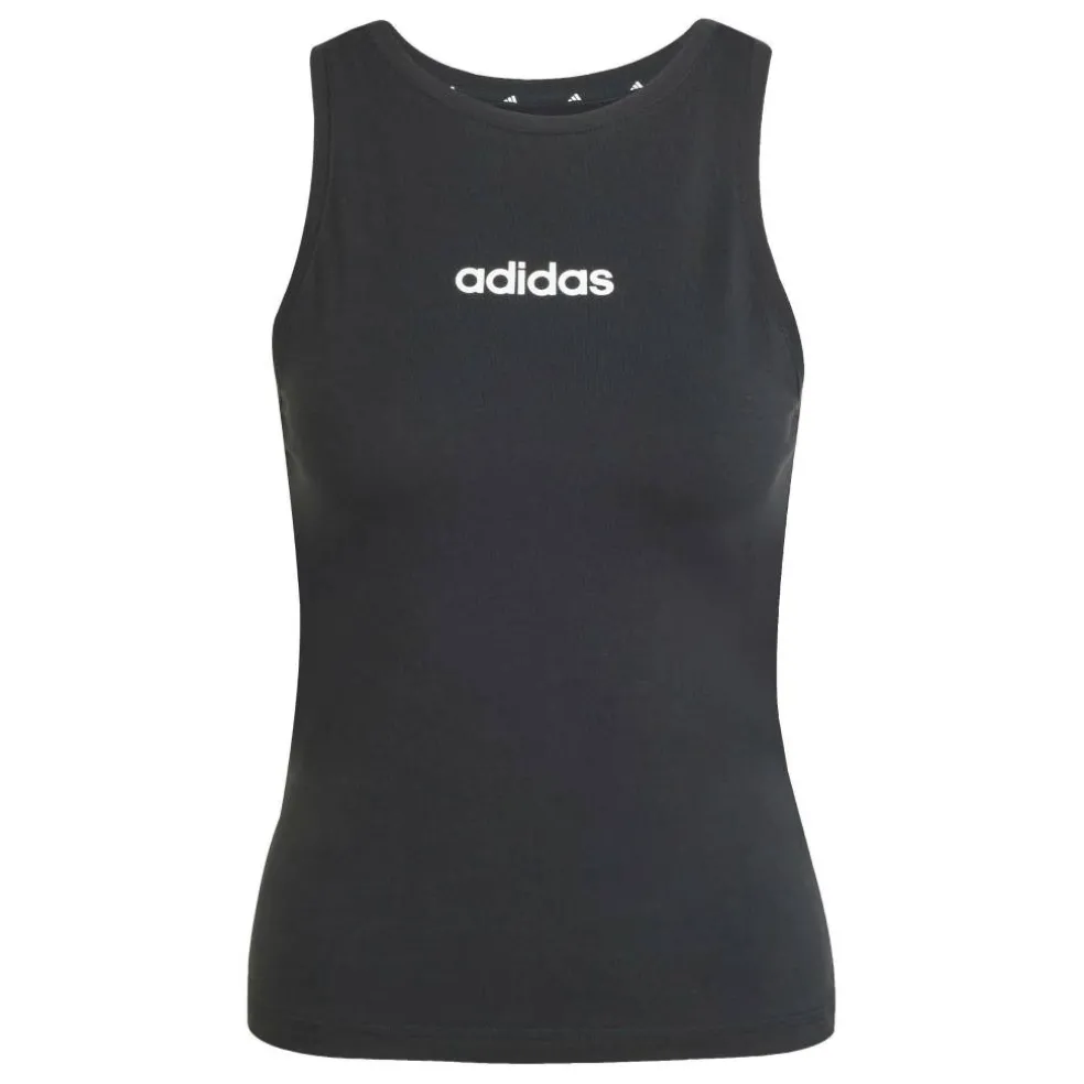 Essentials Linear Slim Cotton Tank Top Womens