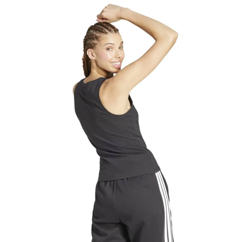 Essentials Linear Slim Cotton Tank Top Womens