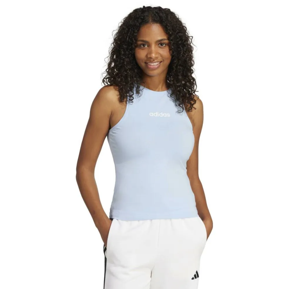 Essentials Linear Slim Cotton Tank Top Womens