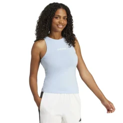 Essentials Linear Slim Cotton Tank Top Womens
