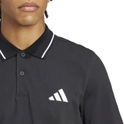 Essentials Mens Cotton 3-Stripes Polo Shirt