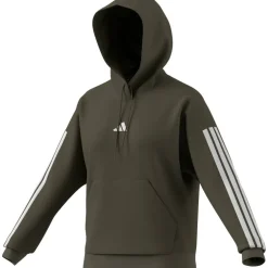 Essentials 3-Stripes Fleece Hoodie