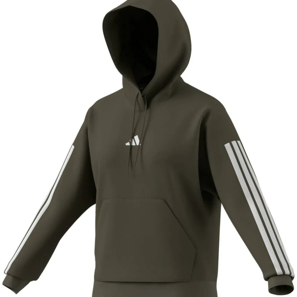 Essentials 3-Stripes Fleece Hoodie