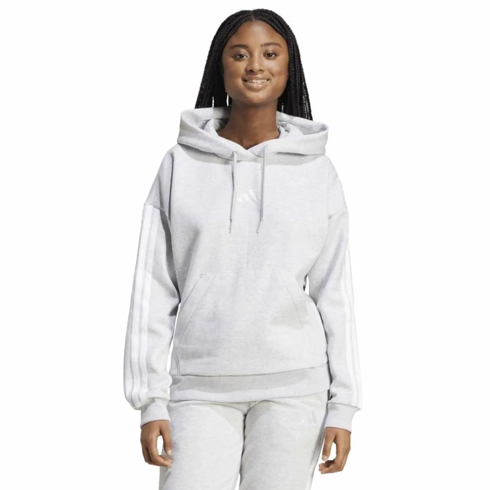 Essentials 3-Stripes Fleece Hoodie