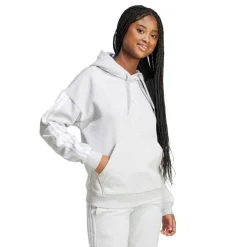Essentials 3-Stripes Fleece Hoodie
