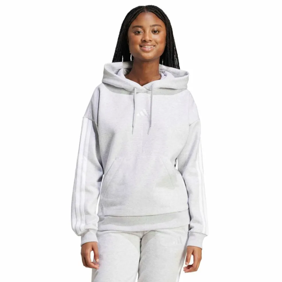 Essentials 3-Stripes Fleece Hoodie