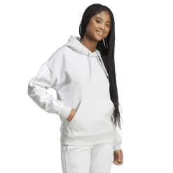 Essentials 3-Stripes Fleece Hoodie