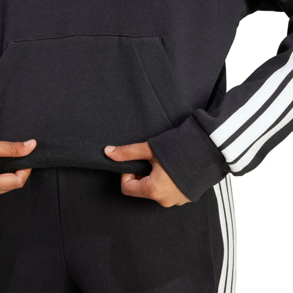 Essentials 3-Stripes Fleece Hoodie