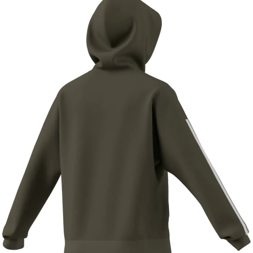 Essentials 3-Stripes Fleece Hoodie