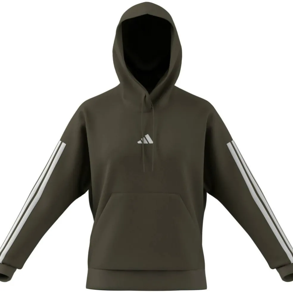 Essentials 3-Stripes Fleece Hoodie