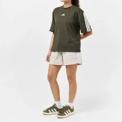 Essentials 3 Stripe T-Shirt Womens