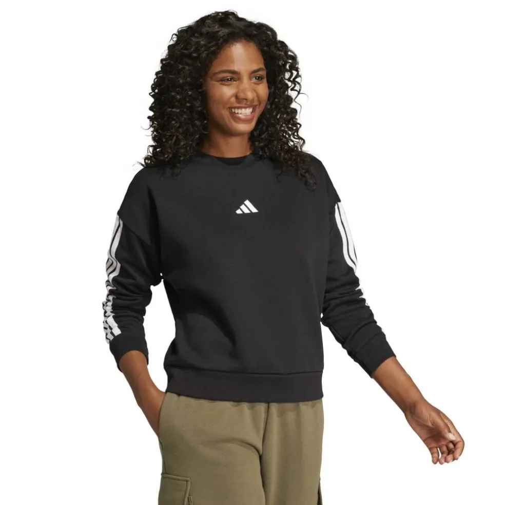 Essentials Studio Lounge 3-Stripes Sweatshirt Womens