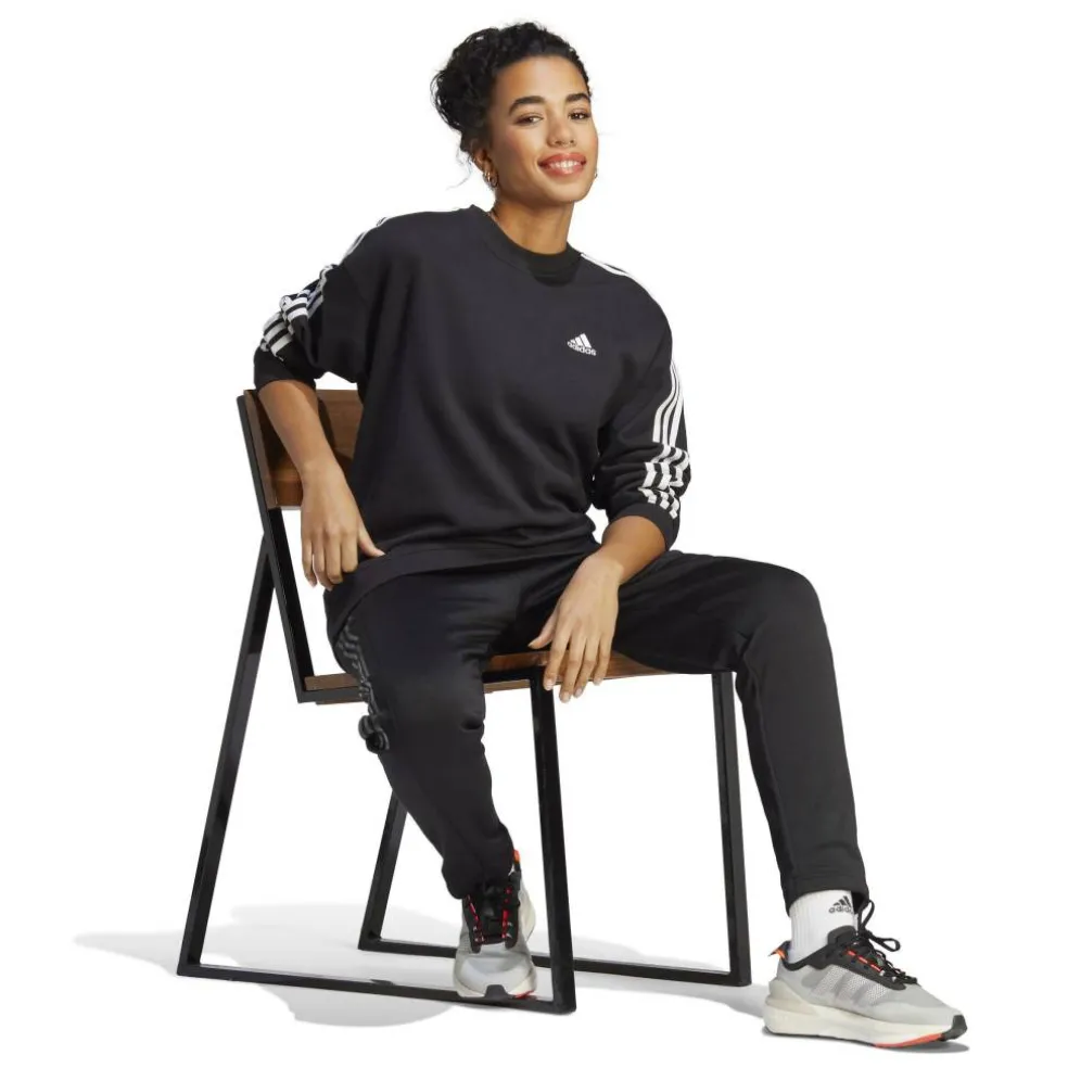 Essentials Studio Lounge 3-Stripes Sweatshirt Womens