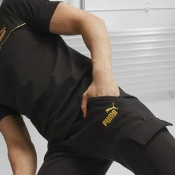 Ess+ Minimal Gold Cargo Pants Joggers Mens