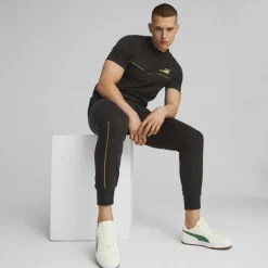Ess+ Minimal Gold Cargo Pants Joggers Mens