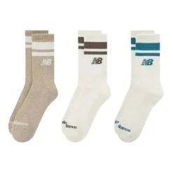 Everyday Stripe Midcalf 3 Pack Crew Socks