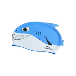 Fish Print Silicone Swimming Cap Childrens