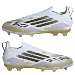 F50 Laceless Childrens Firm Ground Football Boots