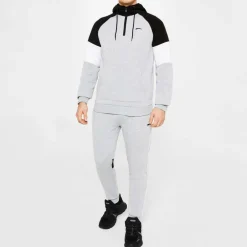 Fleece Quarter Zip Tracksuit Mens
