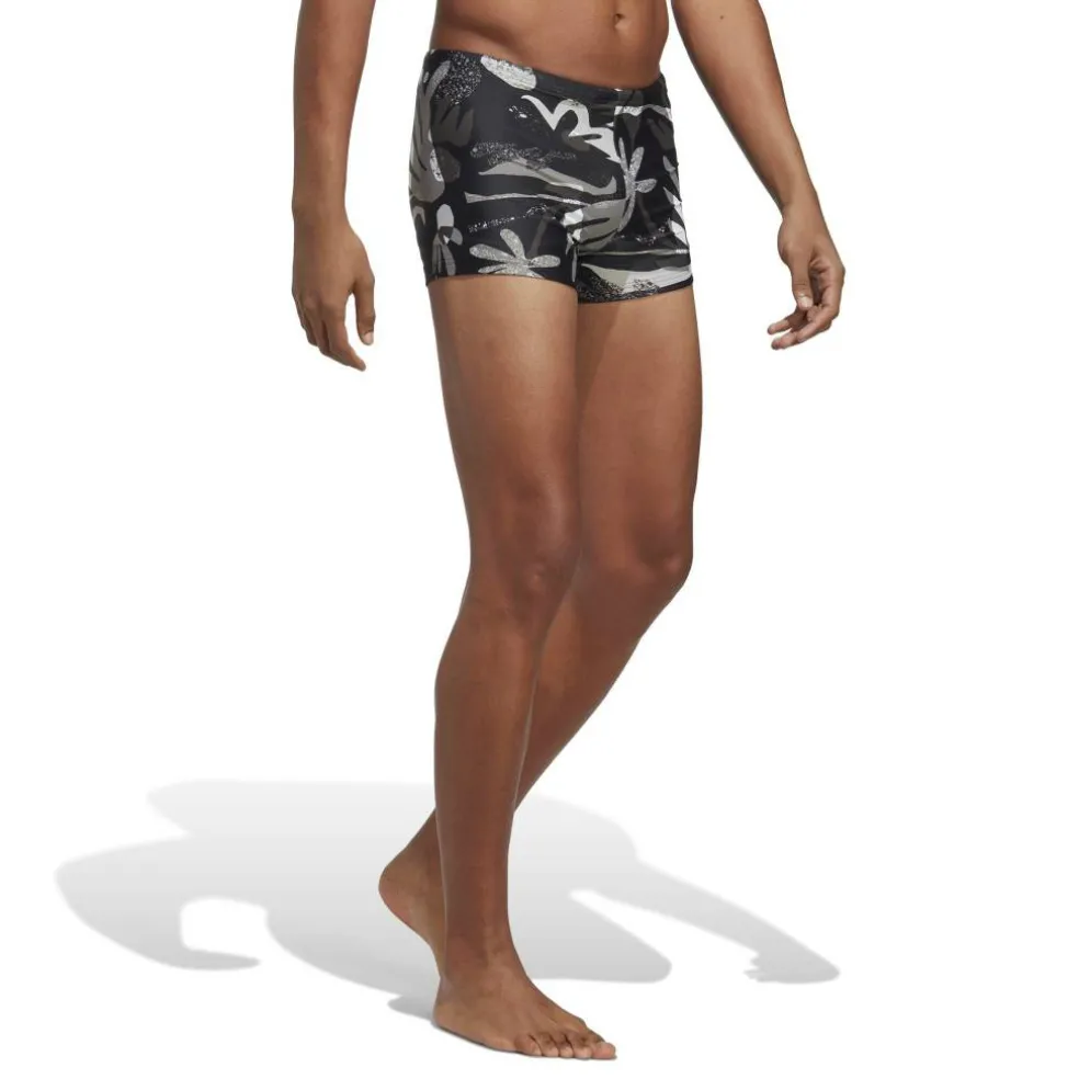 Floral Graphic Swim Boxers Mens